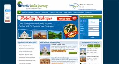 Desktop Screenshot of exoticindiajourney.com